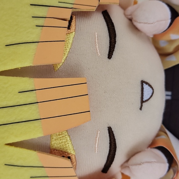 Banpresto Demon Slayer Kimetsu no Yaiba Plush Toy Doll Zenitsu Agatsuma - Picture 2 of 10